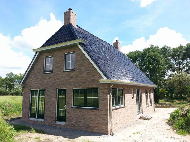 Gerealiseerde nieuwbouwwoning door Aannemersbedrijf A. Fekken B.V. in Friesland