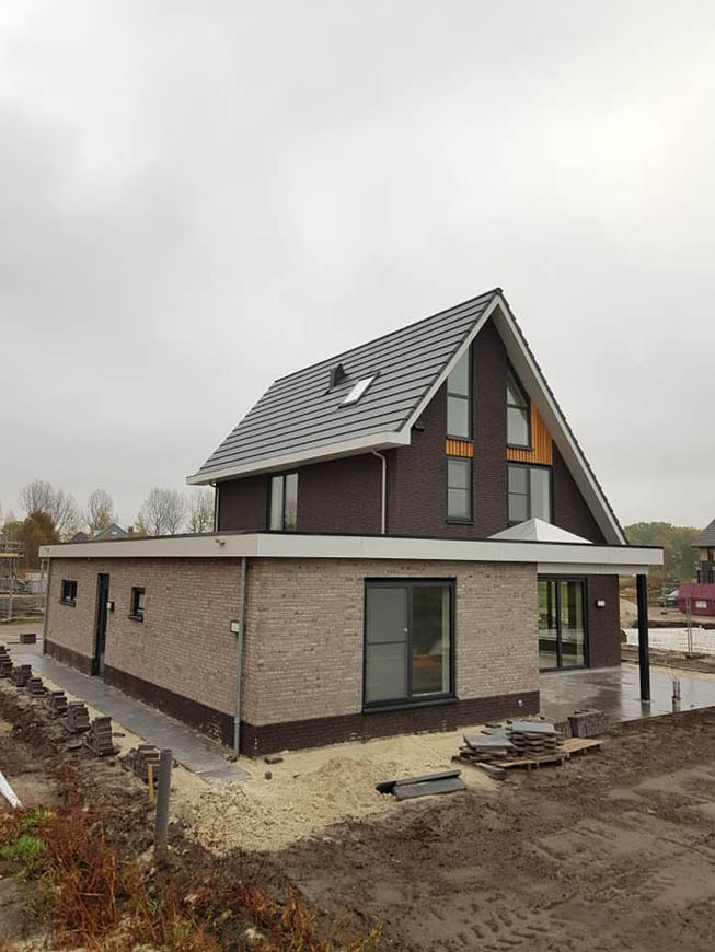 Nieuwbouwwoning gerealiseerd door A. Fekken B.V.